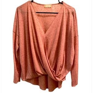 Altar’d State Soft Pink Blouse Size Medium